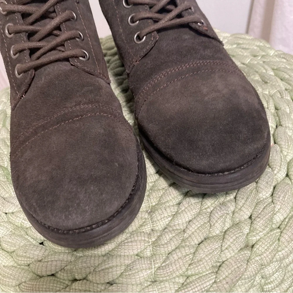 Replay Pack Brown Suede Lace Up Military Utility Combat Mid Boots
